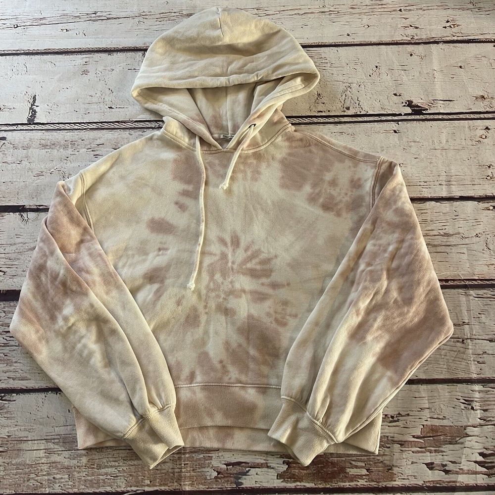 Abercrombie And Fitch Womens Soft AF Sweatshirt Size Small Cropped Garment Dyed